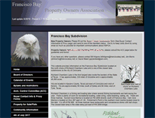 Tablet Screenshot of franciscobay.net